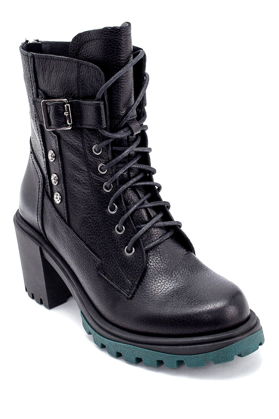 Women's Leather Heeled Boots