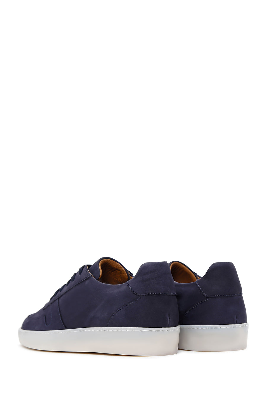 Erkek Lacivert Nubuk Deri Sneaker