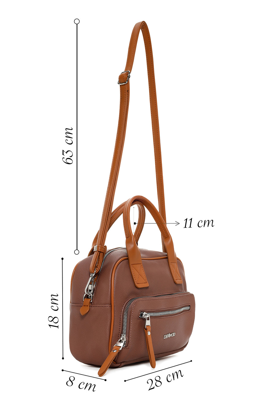 Women's Tan Long Strap Shoulder Bag