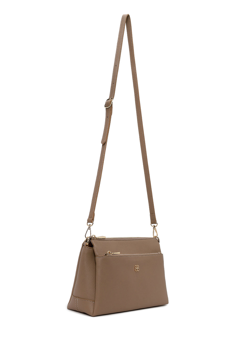 Woman Mink Long-Strap Crossbody Bag