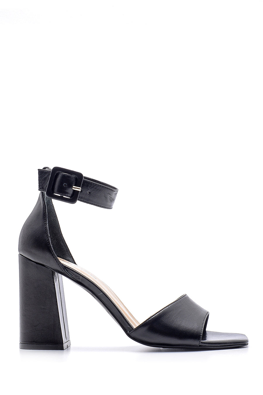 Women's Leather Heeled Sandals 20SFD139118 | Derimod
