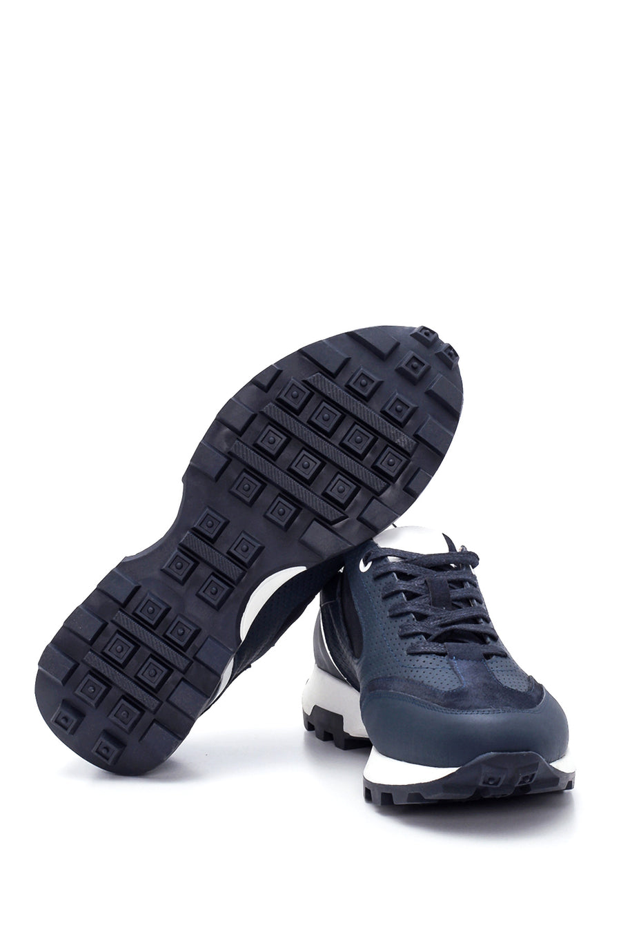 Men's Leather Patterned Sneaker
