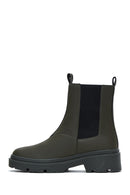 Women's Khaki Chelsea Boots | Derimod