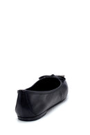 Women's Leather Bow Detailed Ballerinas | Derimod