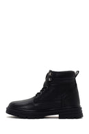 Men's Black Casual Leather Boots | Derimod