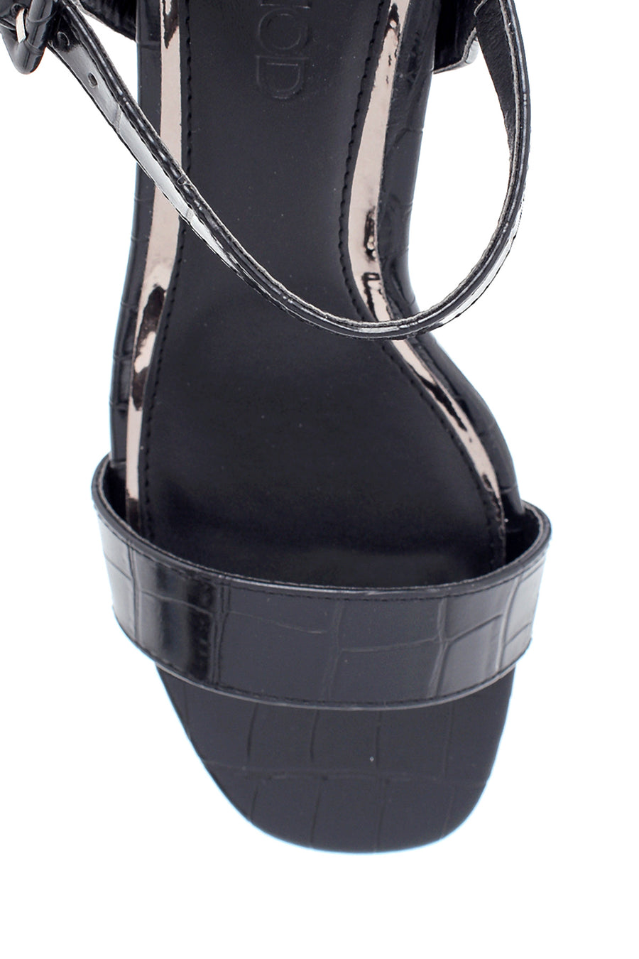 Women's Black Heeled Sandals