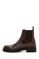 Men's Brown Leather Chelsea Boots | Derimod