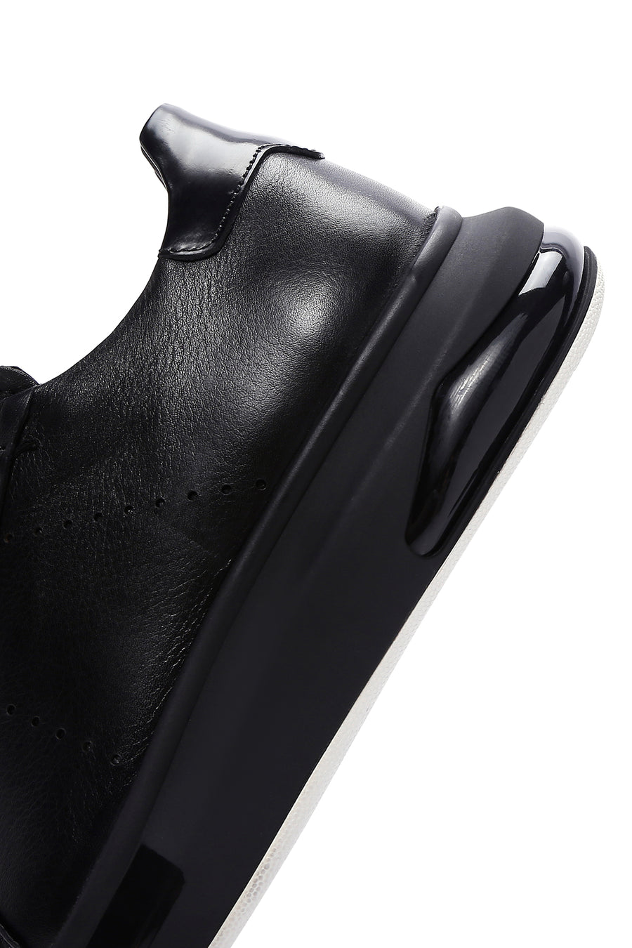 Men's Black Leather Casual Shoes