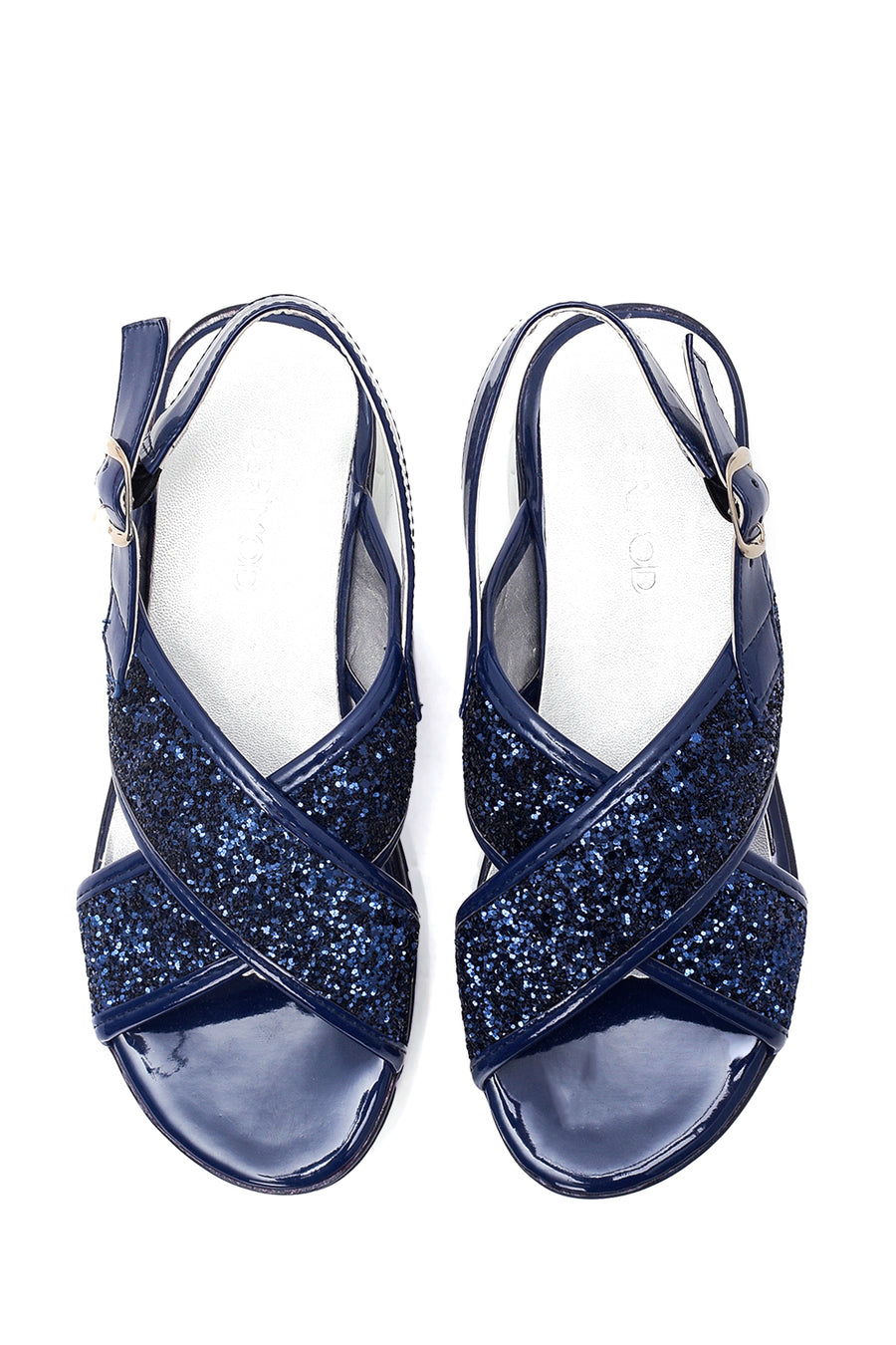Women's Leather Shiny Sandals