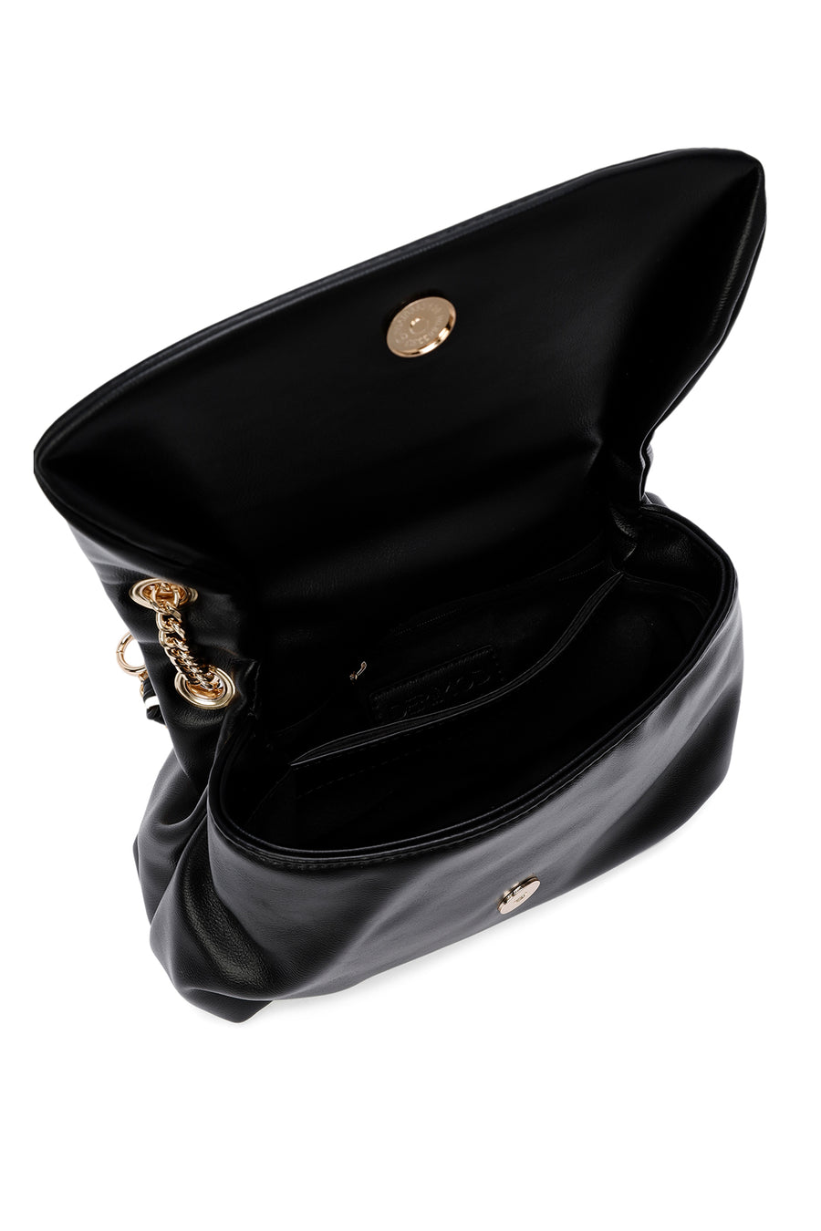 Women's Black Long Chain Strap Shoulder Bag