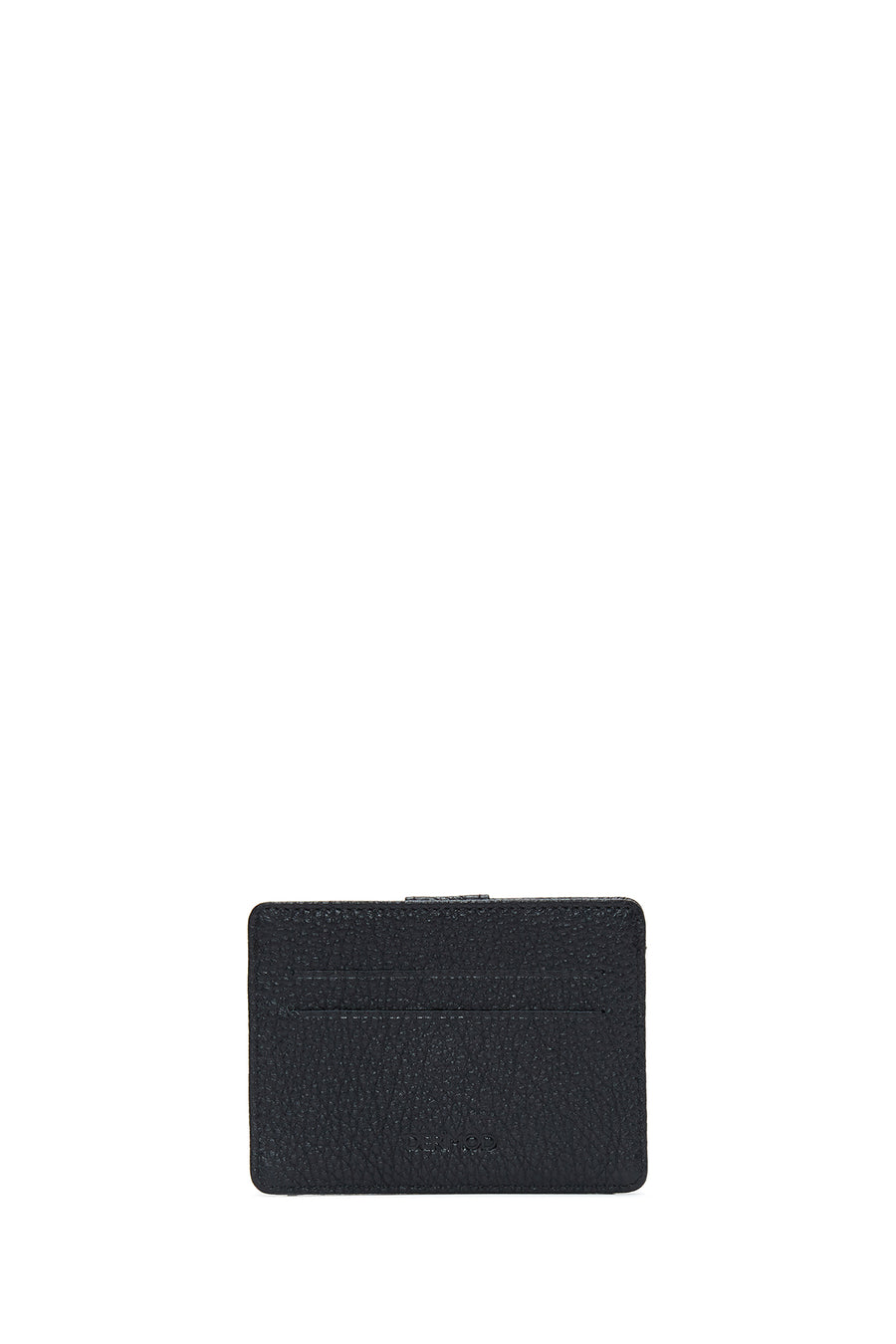 Men's Black Leather Casual Card Holder