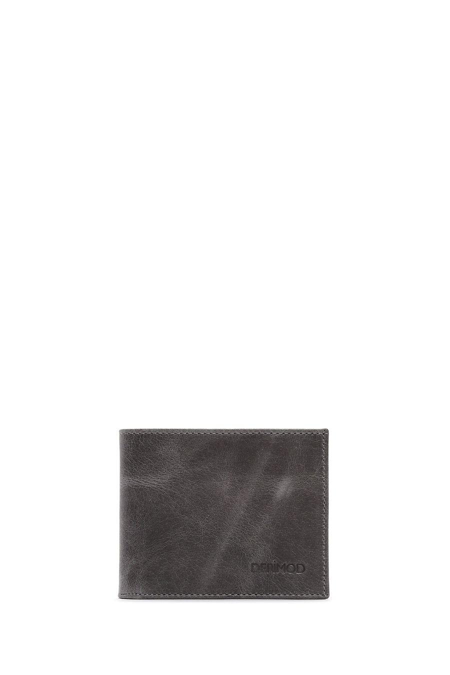 Men's Gray Leather Wallet 000A2D3129CR | Derimod