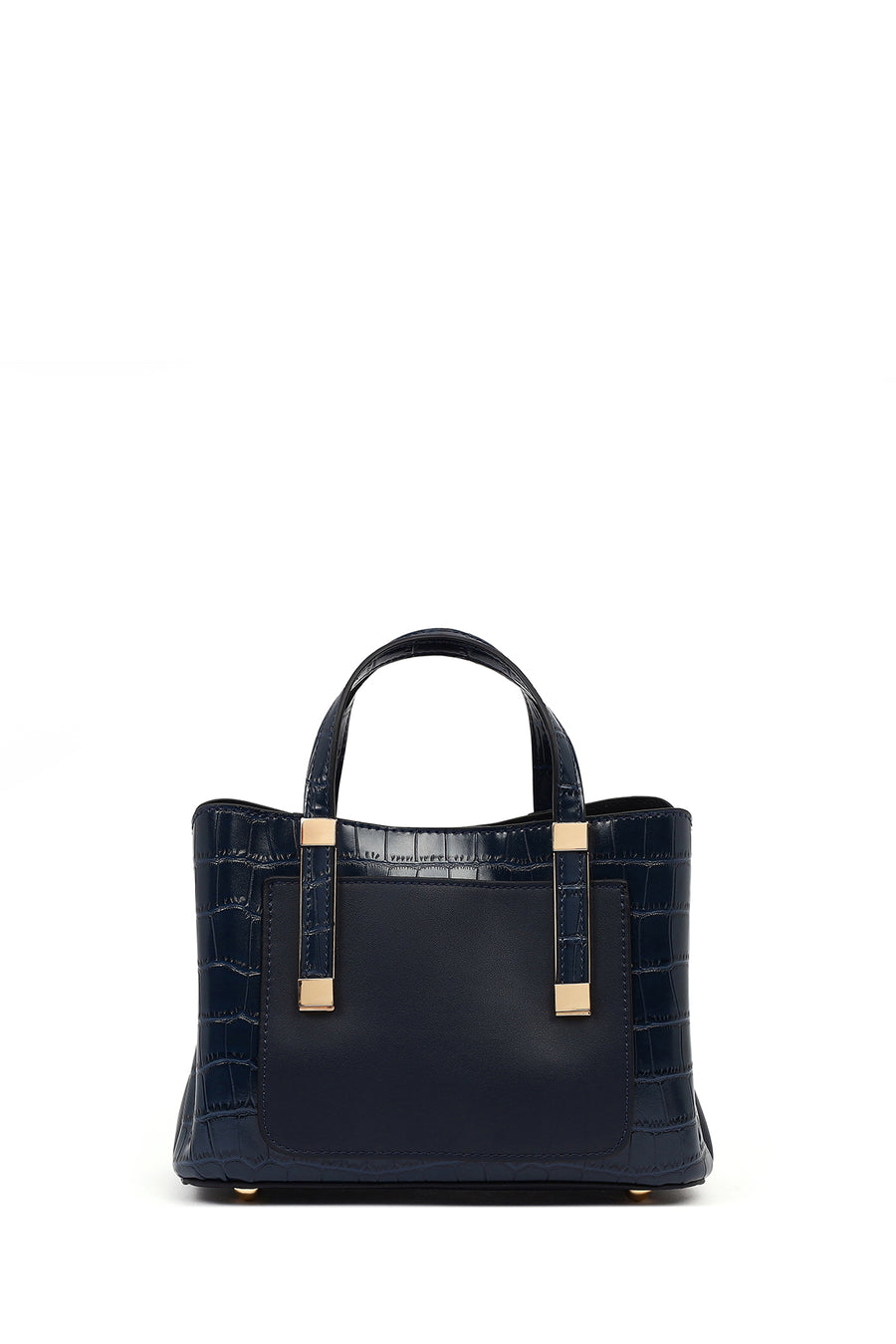Women's Navy Blue Long Strap Mini Classic Handbag
