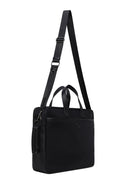 Male Black Fabric Briefcase | Derimod