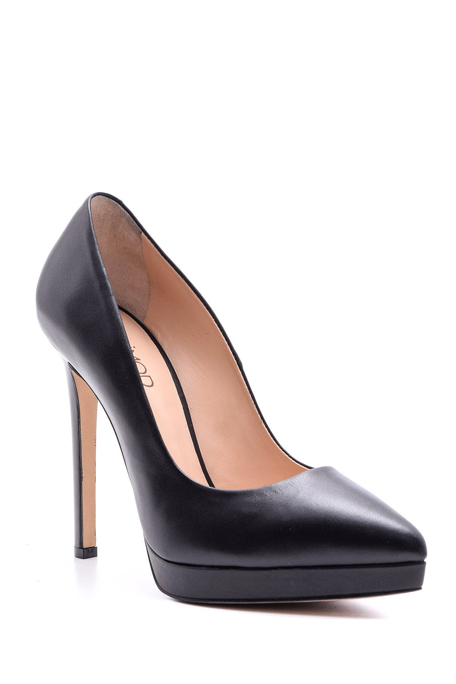Women's Heeled Leather Shoes