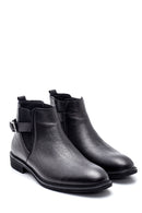 Men's Leather Buckle Boots | Derimod