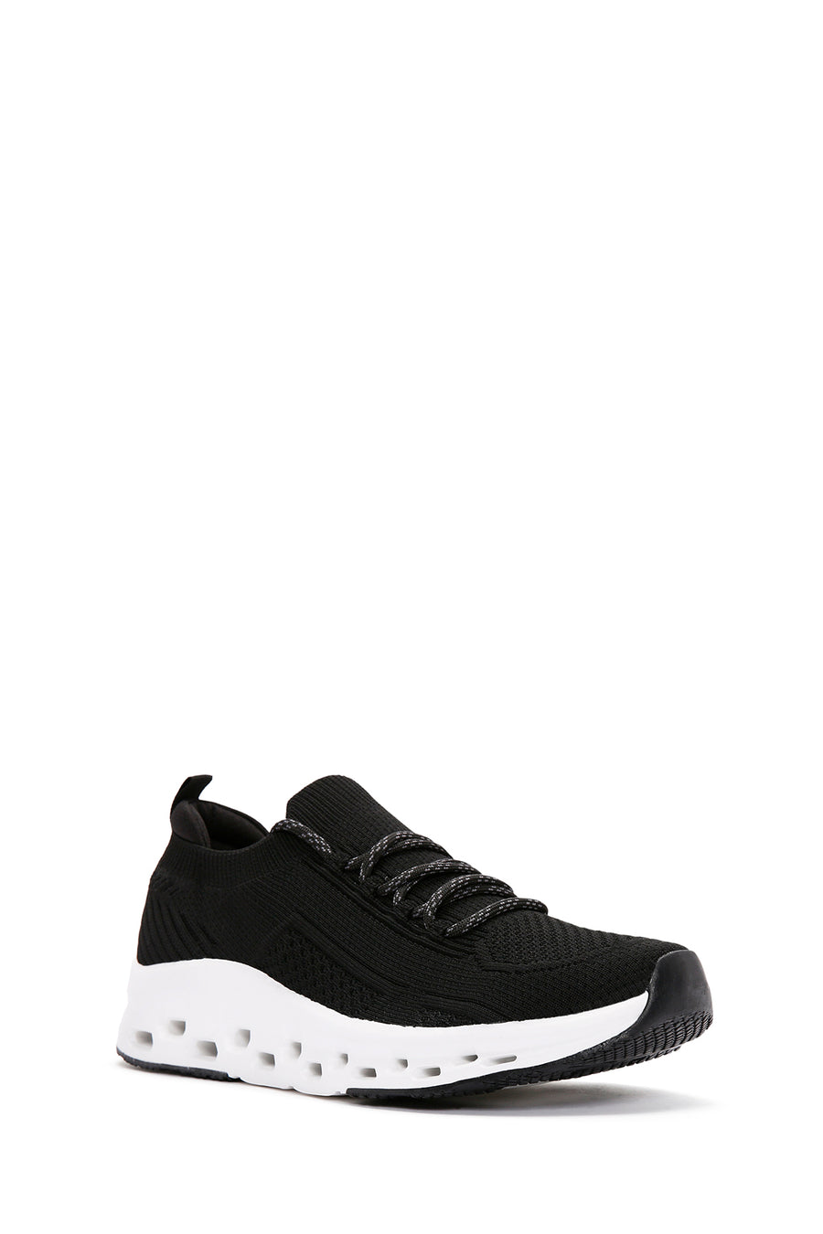 Derimod Zero Men's Black Lace-Up Thick Soled Sneaker
