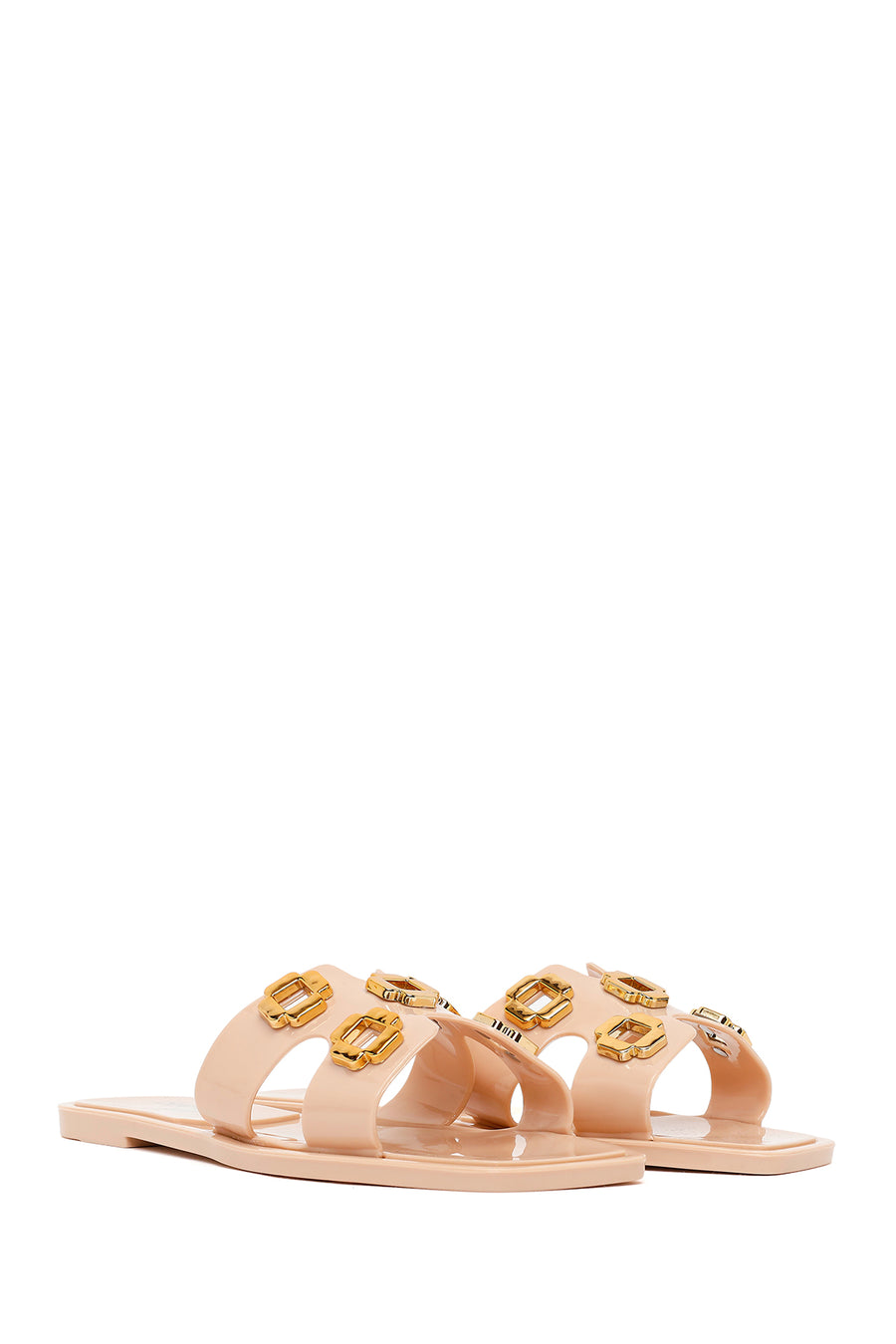 Woman Beige Jelly Slipper