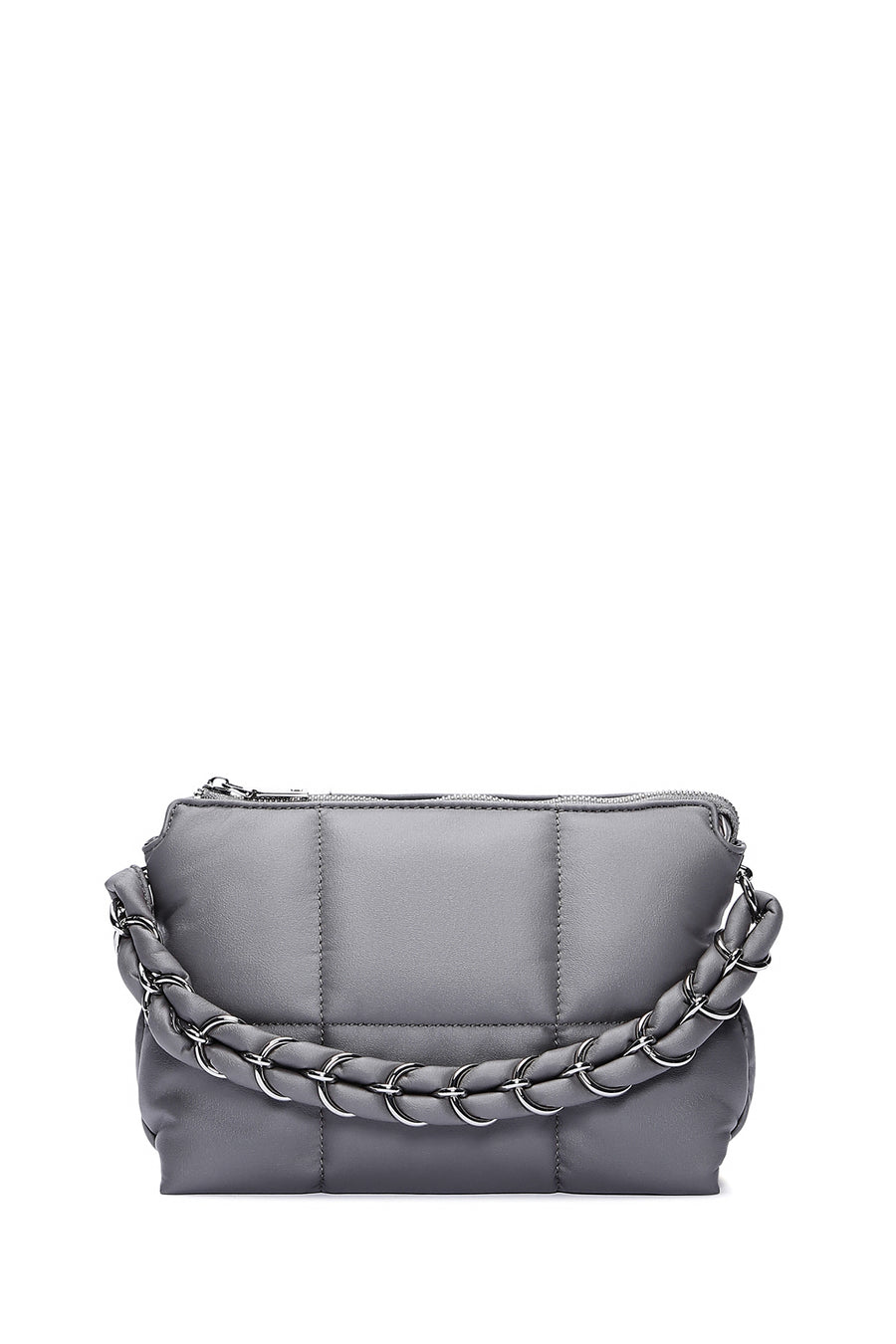 Women's Gray Quilted Crossbody Bag 22WBD2903KP | Derimod