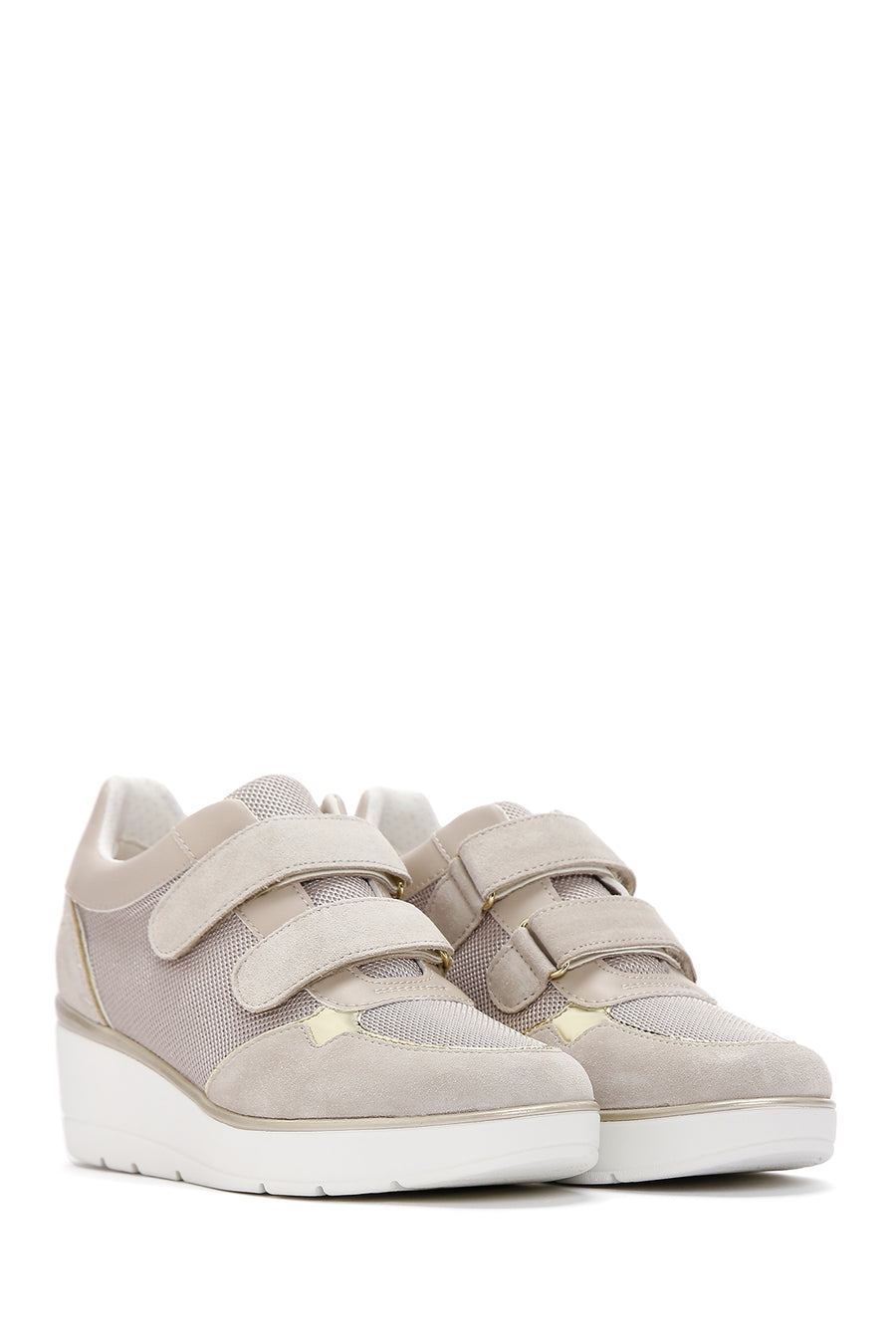 Geox Kadın Vizon Ilde Dolgu Topuk Sneaker