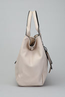 Beige Women's Shoulder Bag with Staple Detail | Derimod