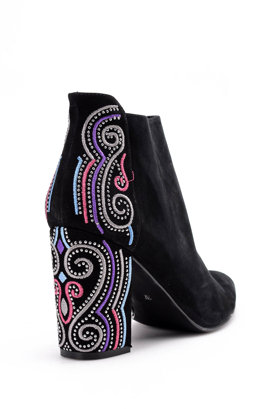 Women's Patterned Suede Boots