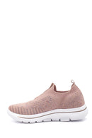 Kadın Pembe Desenli Kumaş Sneaker | Derimod