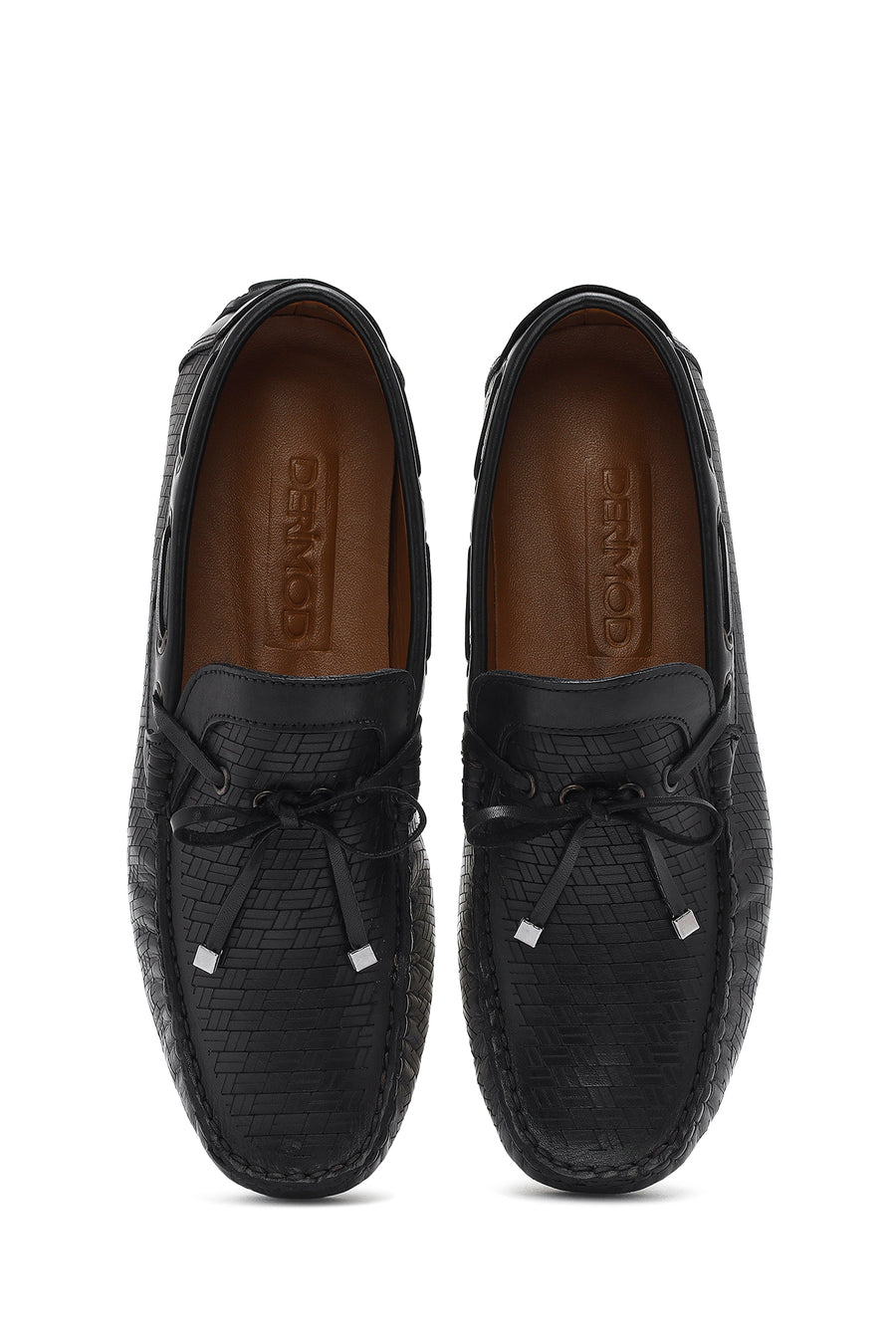 Men's Black Leather Casual Loafer