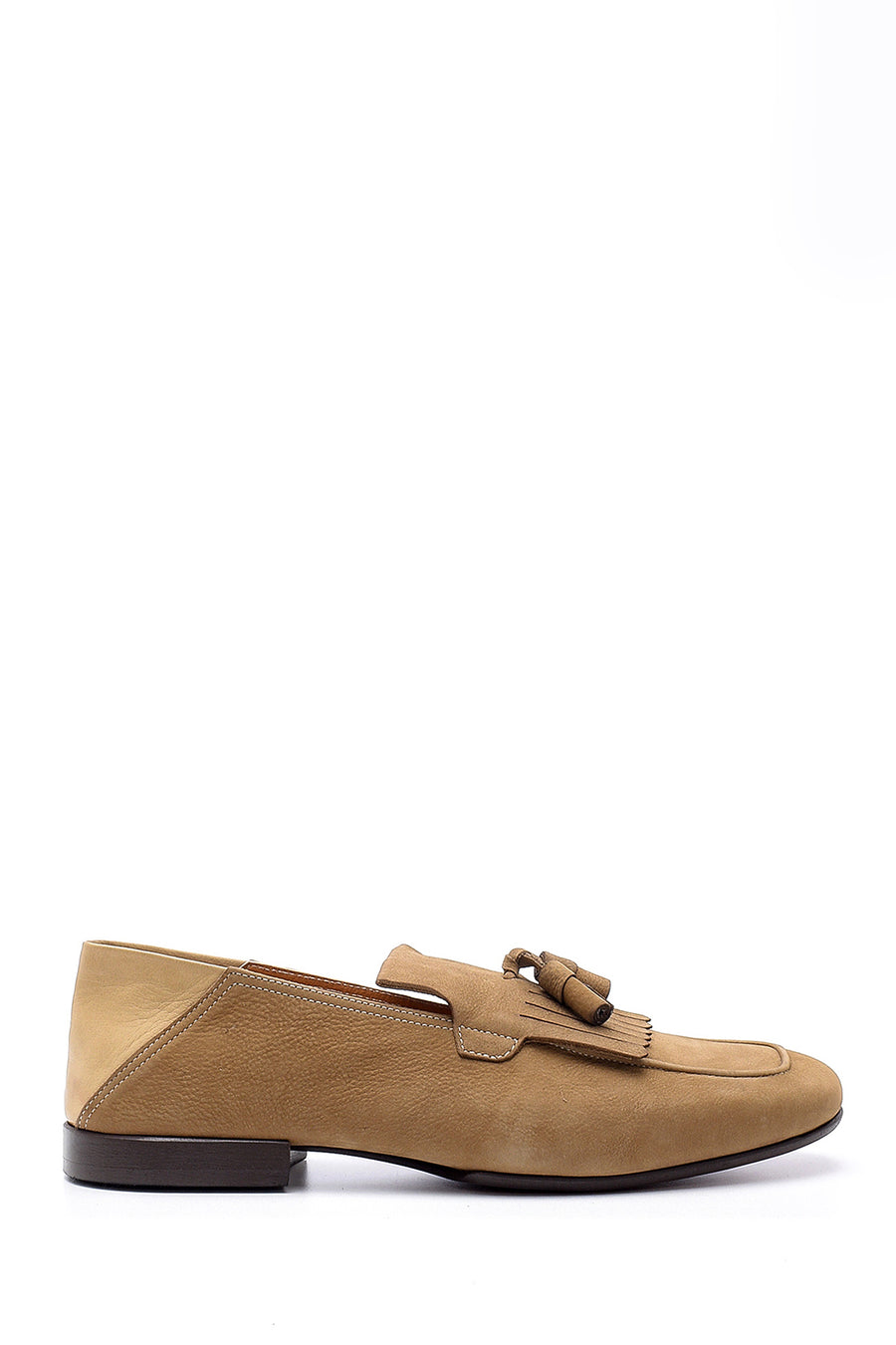 Erkek Nubuk Püskül Detaylı Loafer 20SFD3054V3 | Derimod