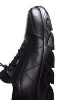 Men's Black Leather Casual Sneaker | Derimod