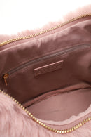 Women's Pink Long Strap Plush Shoulder Bag | Derimod