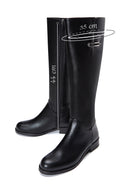 Women's Black Zippered Boots | Derimod