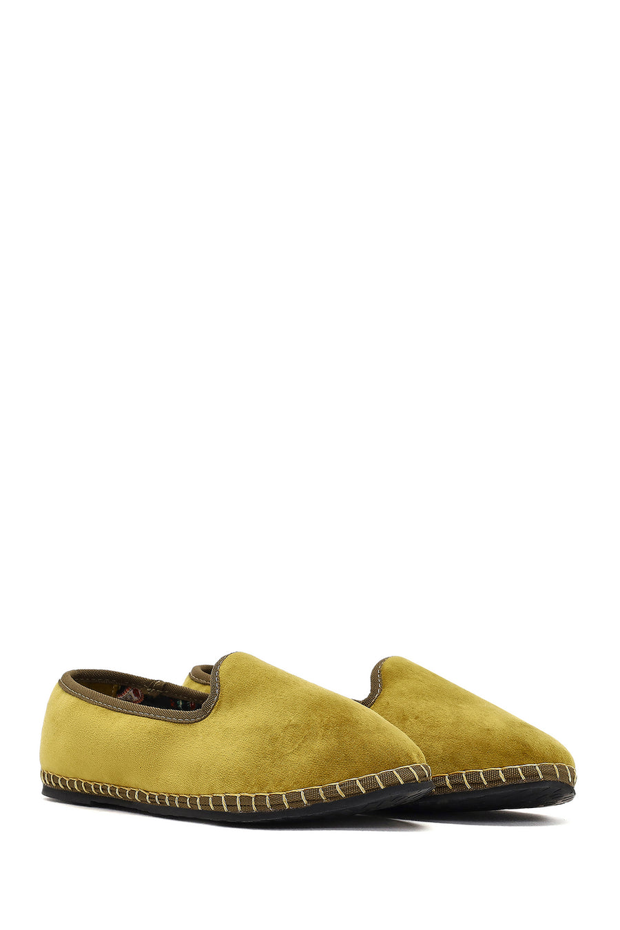 Kadın Yeşil Kumaş Loafer