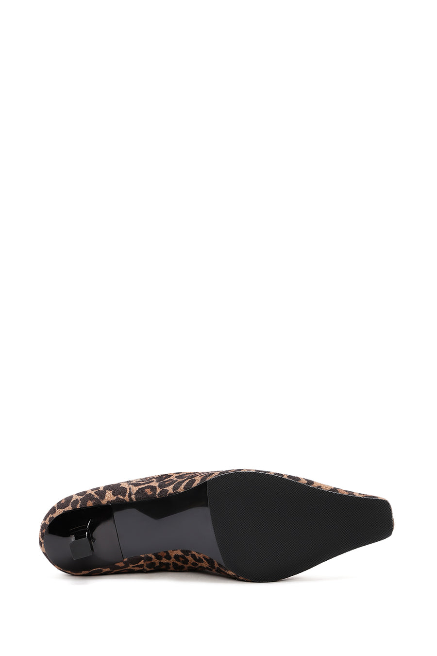 Women's Leopard Thin Low Heel Suede Leather Boots