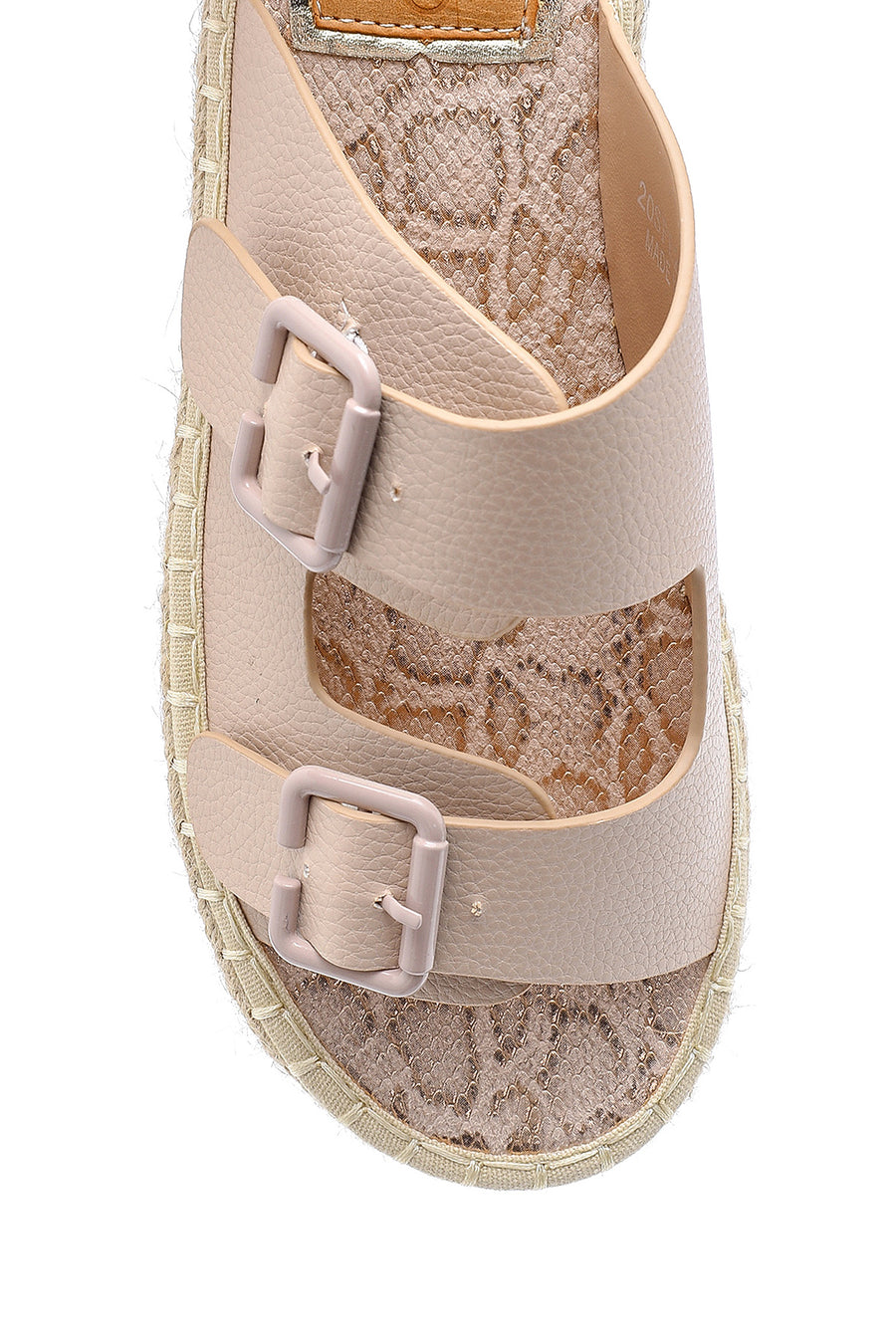 Women's Straw Detailed Slippers