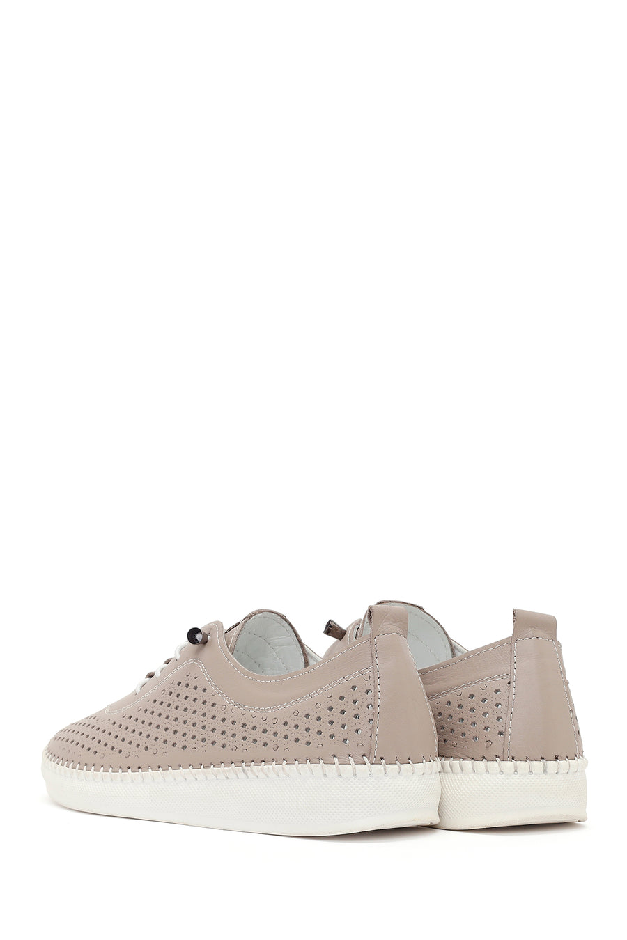 Woman Mink Leather Comfort Shoes