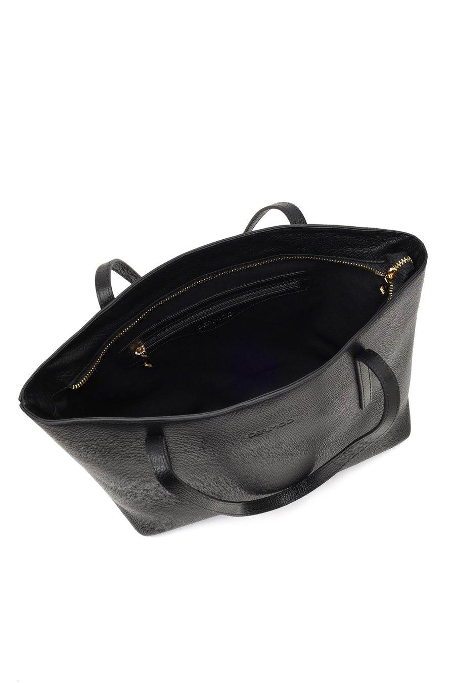 Women's Black Leather Classic Shoulder Bag
