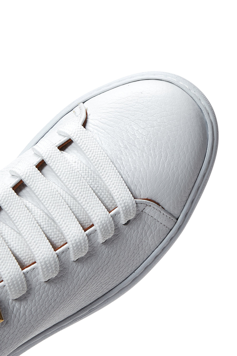 Women's White Leather Sneaker