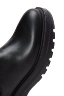 Men's Black Leather Casual Boots | Derimod