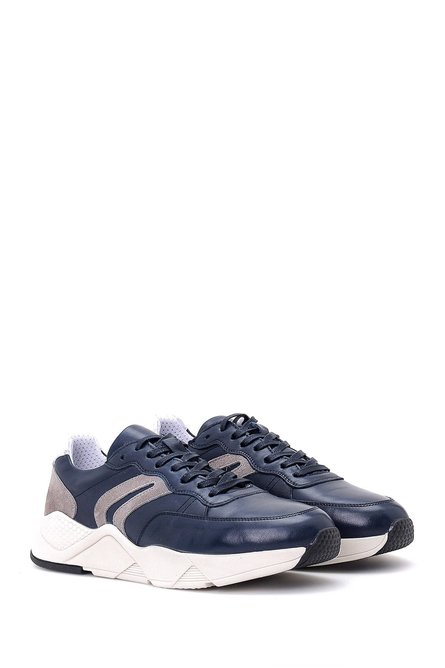 Men's Suede Detailed Leather Sneaker