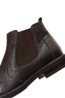 Men's Brown Leather Chelsea Boots | Derimod