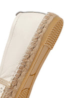 Woman Cream Patterned Espadrilles | Derimod
