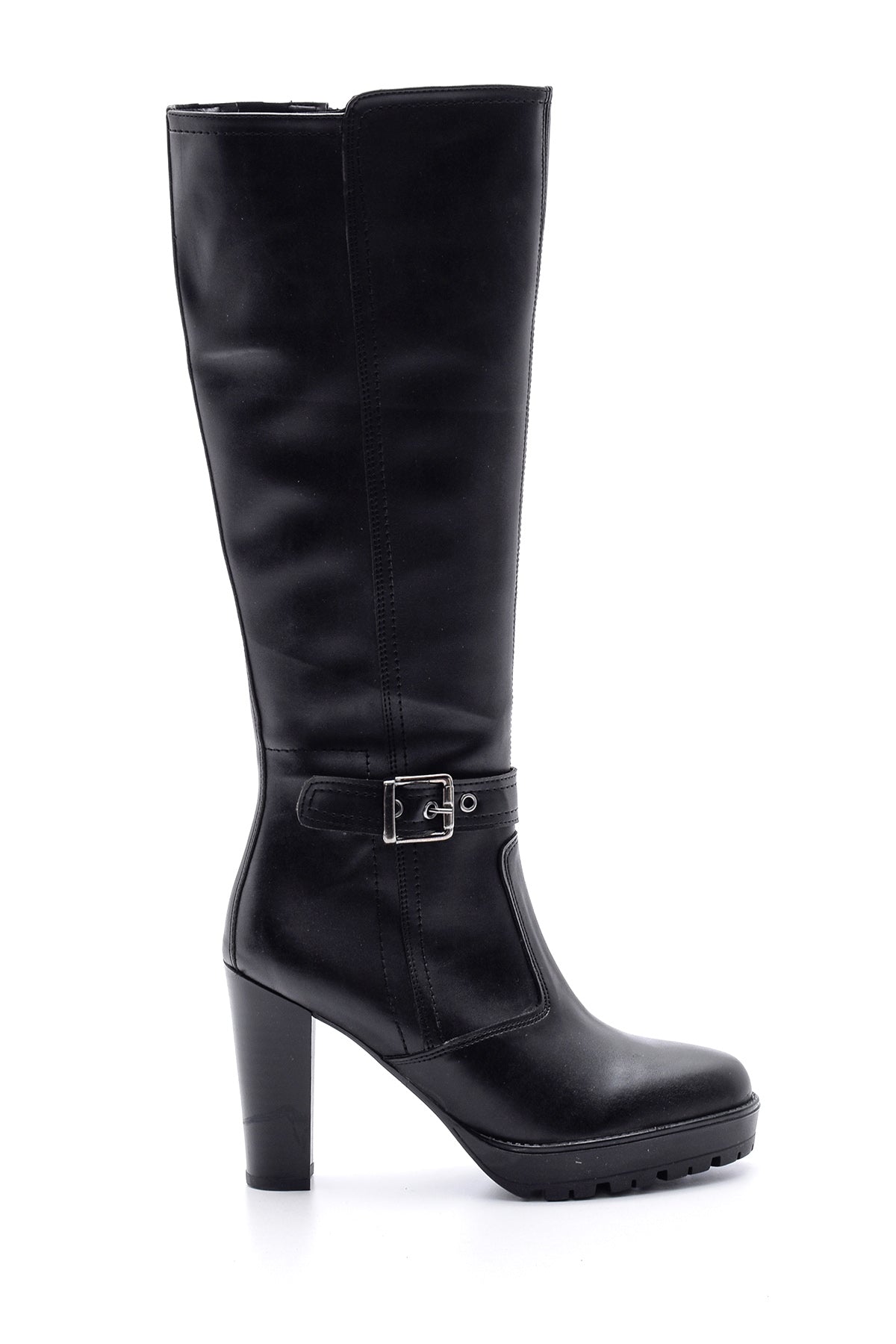 Women's Heeled Buckle Detailed Boots 19WFE153418 | Derimod