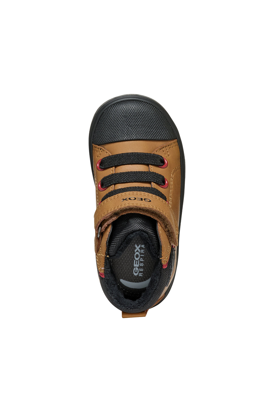 Geox Erkek Bebek Taba Gisli Toddler Bantlı Nubuk Deri Sneaker