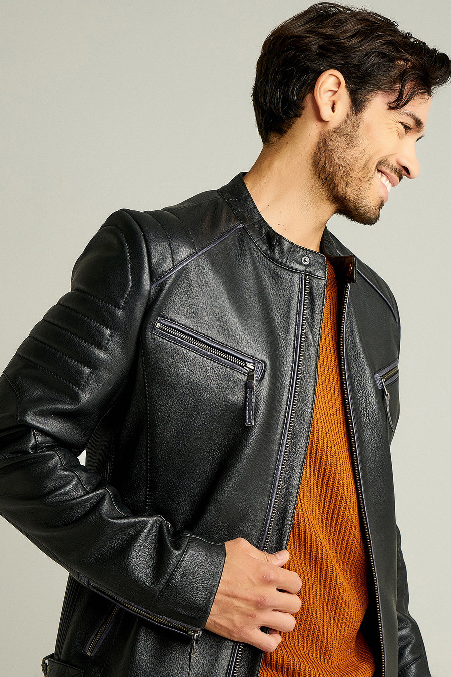New Bosh Men's Leather Jacket
