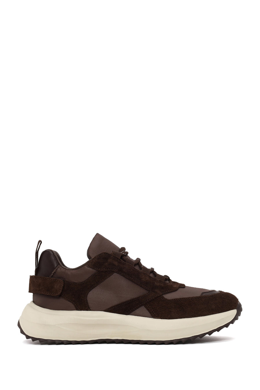 Kadın Kahverengi Bağcıklı Kalın Tabanlı Deri Sneaker AF230006DK | Derimod