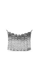 Women's Silver Metal Detailed Crossbody Bag | Derimod