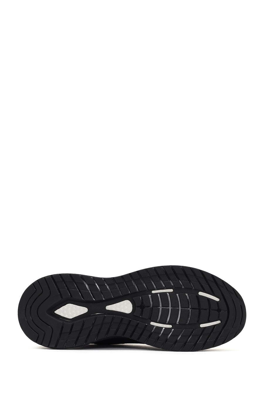 Men's Black Lace-Up Leather Sneakers