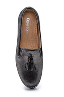 Kadın Deri Püsküllü Loafer | Derimod