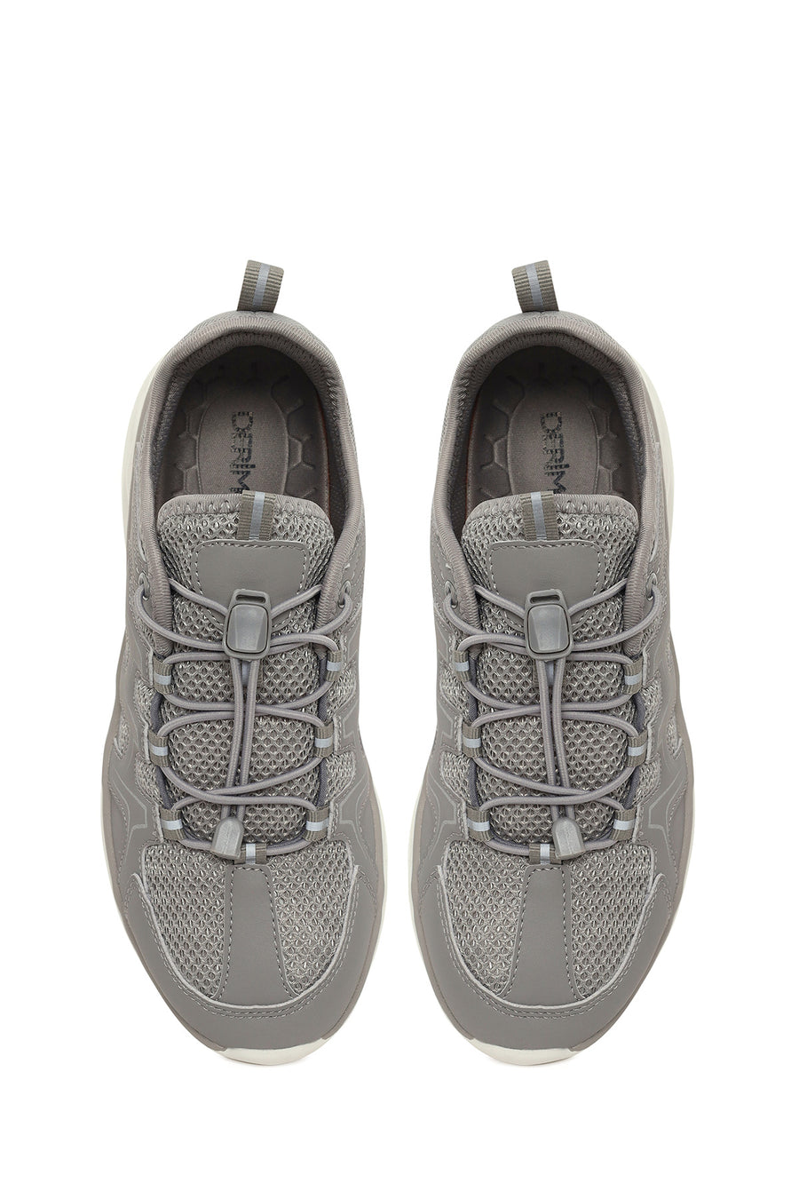 Woman Grey Thick-Soled Sneakers